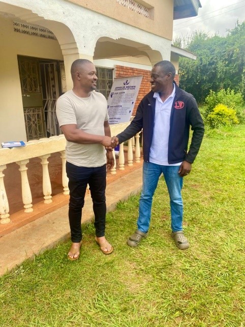 Pictured: Mr. Reegan Kaberia and Mr. Lukoli